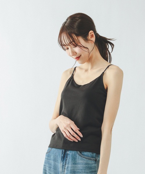 GLOBAL WORK（グローバルワーク）の「Fffit エフィット/カップ付きキャミUネック/625136（キャミソール・レディース・ダークブラウン/ブラック/オフホワイト・LARGE/X-LARGE/SMALL/MEDIUM）」の11枚目の写真