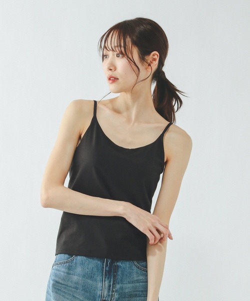 GLOBAL WORK（グローバルワーク）の「Fffit エフィット/カップ付きキャミUネック/625136（キャミソール・レディース・ダークブラウン/ブラック/オフホワイト・LARGE/X-LARGE/SMALL/MEDIUM）」の12枚目の写真