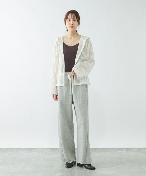 GLOBAL WORK（グローバルワーク）の「Fffit エフィット/カップ付きキャミUネック/625136（キャミソール・レディース・ダークブラウン/ブラック/オフホワイト・LARGE/X-LARGE/SMALL/MEDIUM）」の14枚目の写真