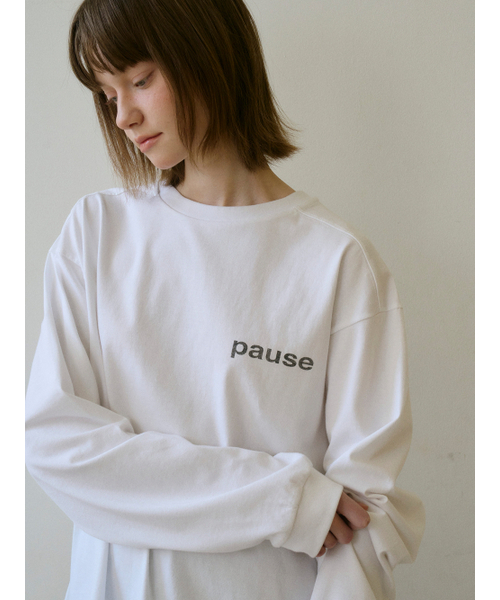 TINKNIT(ティンニット)の「パースプリントTシャツ_ホワイト(Tシャツ/カットソー・レディース・その他・FREE)」の3枚目の写真
