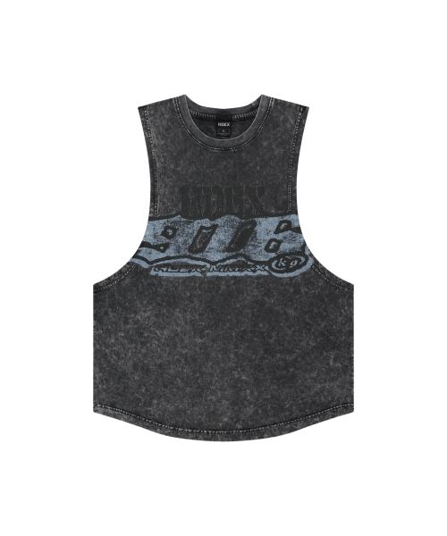 HDEX（エイチデックス）の「コアコンビフェイデッドウォッシングスリーブレス (チャコール)（Tシャツ/カットソー・メンズ・チャコール・MEDIUM/LARGE/X-LARGE/2XL）」の2枚目の写真