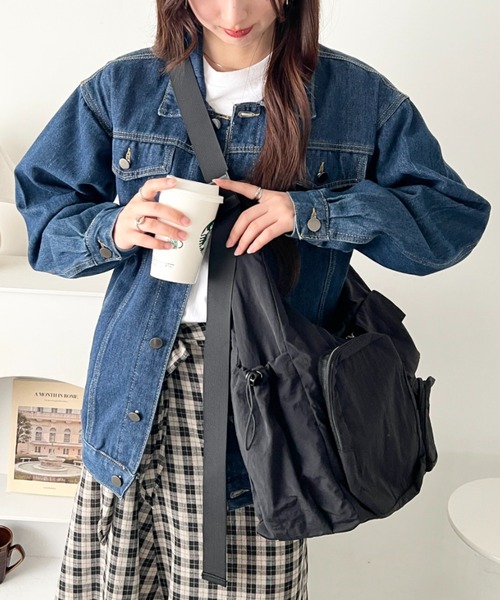 wears(ウェアーズ)の「2wayマルチポケットナイロンショルダーバッグ(ショルダーバッグ・レディース・ダークグレー/ブラック/アイボリー・FREE)」の22枚目の写真