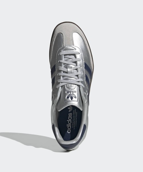 adidas（アディダス）の「SAMBA OG / アディダスオリジナルス adidas Originals（スニーカー・メンズ・シルバー・27.5cm/27.0cm/26.5cm/26.0cm/25.5cm/25.0cm/24.5cm/24.0cm/23.5cm/23.0cm/22.5cm/22.0cm/29.0cm/28.5cm/28.0cm）」の2枚目の写真