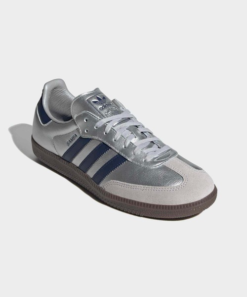 adidas（アディダス）の「SAMBA OG / アディダスオリジナルス adidas Originals（スニーカー・メンズ・シルバー・27.5cm/27.0cm/26.5cm/26.0cm/25.5cm/25.0cm/24.5cm/24.0cm/23.5cm/23.0cm/22.5cm/22.0cm/29.0cm/28.5cm/28.0cm）」の4枚目の写真