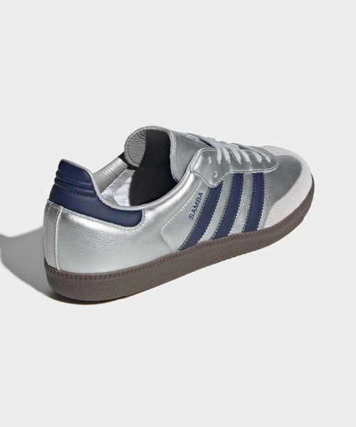 adidas（アディダス）の「SAMBA OG / アディダスオリジナルス adidas Originals（スニーカー・メンズ・シルバー・27.5cm/27.0cm/26.5cm/26.0cm/25.5cm/25.0cm/24.5cm/24.0cm/23.5cm/23.0cm/22.5cm/22.0cm/29.0cm/28.5cm/28.0cm）」の5枚目の写真