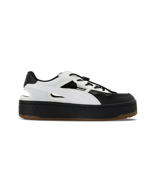 PUMA(プーマ)の「PUMA プーマ ウィメンズ コート ラリー スカイ ミュール スニーカー(スニーカー・レディース・ブラック/ホワイト・23.5cm/22.0cm/24.5cm/24.0cm/22.5cm/25.0cm/25.5cm/23.0cm)」の4枚目の写真