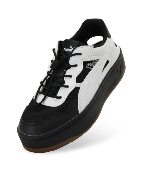 PUMA(プーマ)の「PUMA プーマ ウィメンズ コート ラリー スカイ ミュール スニーカー(スニーカー・レディース・ブラック/ホワイト・23.5cm/22.0cm/24.5cm/24.0cm/22.5cm/25.0cm/25.5cm/23.0cm)」の5枚目の写真