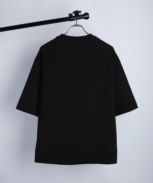 GERRY（ジェリー）の「GERRY 接触冷感 UVカット ワイドシルエット カレッジロゴ 半袖スウェット（Tシャツ/カットソー・メンズ・ライトグレー/アイボリー/ブラック・LL/L/M）」の9枚目の写真