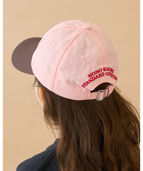 Lycee mine（リセマイン）の「ハートロゴ刺しゅうキャップ（キャップ・キッズ・ネイビー/クリーム/ベビーピンク・F）」の6枚目の写真