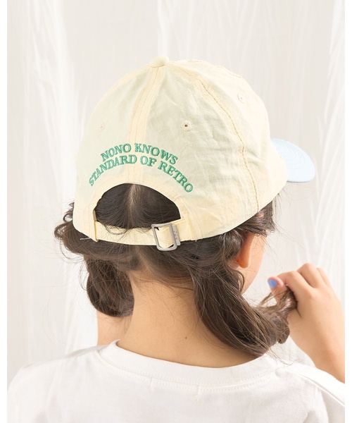 Lycee mine（リセマイン）の「ハートロゴ刺しゅうキャップ（キャップ・キッズ・ネイビー/クリーム/ベビーピンク・F）」の8枚目の写真