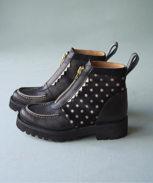 JUCO.(ジュコ)の「夜のドットブーツ(パンプス・レディース・ブラック・23cm/23.5cm/24cm/24.5cm/25cm/25.5cm/26.5cm)」の12枚目の写真