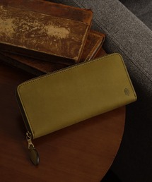 FUNALIVE | Bianchi ヌバック革ラウンドファスナーロングウォレット(財布)