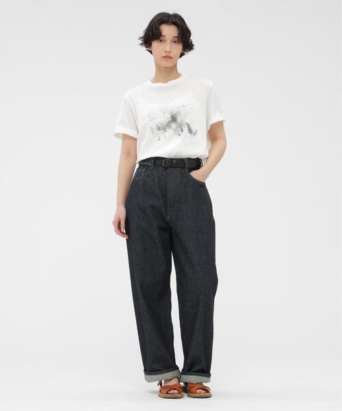 LANDSCAPE PRINT COTTON JERSEY（Tシャツ/カットソー）｜MARGARET