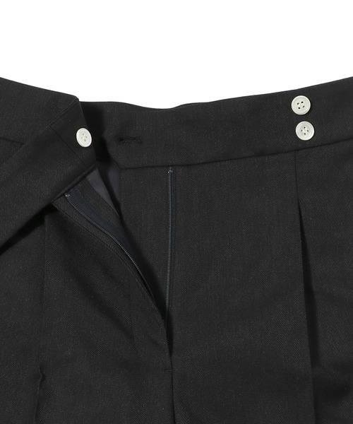 ESTNATION（エストネーション）の「ESTNATION / ウエストボタン セミワイドパンツ（その他パンツ・レディース・ネイビー/オフホワイト・36/38）」の4枚目の写真