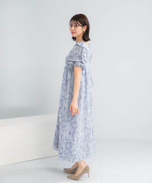 URBAN RESEARCH ROSSO WOMEN（アーバンリサーチ　ロッソ）の「ANDRESD　JACQUARD DRESS（ワンピース・レディース・グレー/ライトグレー・MEDIUM）」の22枚目の写真