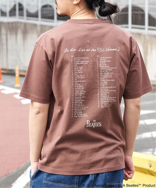 The Beatles(ザビートルズ)の「THE BEATLES ザ ビートルズ レコードプリントTシャツ(Tシャツ/カットソー・メンズ・チャコール/ホワイト/ブラウン・S/M/L/LL)」の7枚目の写真