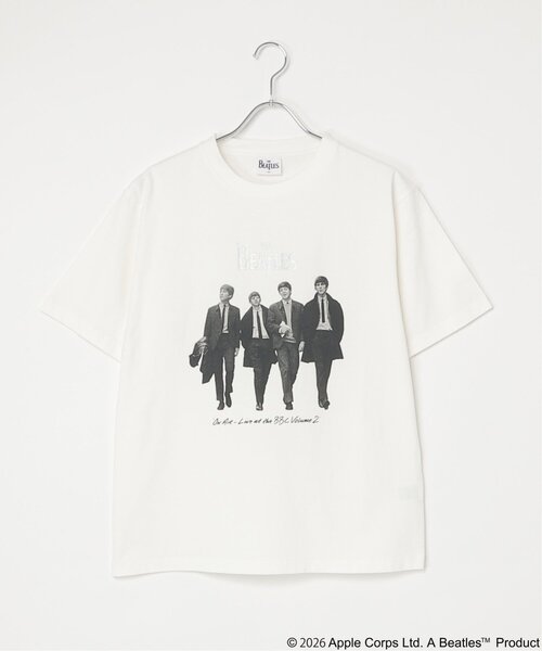 The Beatles(ザビートルズ)の「THE BEATLES ザ ビートルズ レコードプリントTシャツ(Tシャツ/カットソー・メンズ・チャコール/ホワイト/ブラウン・S/M/L/LL)」の9枚目の写真