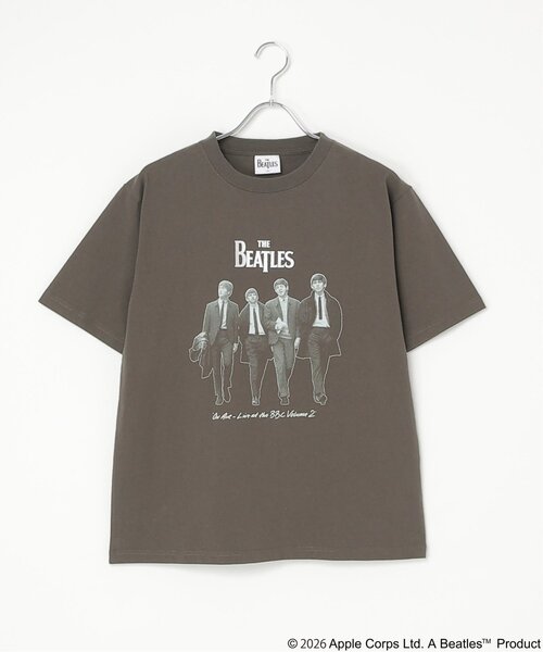 The Beatles(ザビートルズ)の「THE BEATLES ザ ビートルズ レコードプリントTシャツ(Tシャツ/カットソー・メンズ・チャコール/ホワイト/ブラウン・S/M/L/LL)」の13枚目の写真