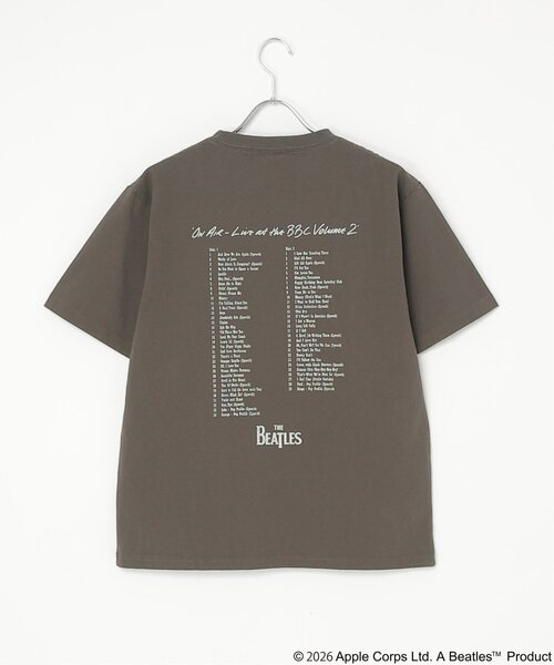 The Beatles(ザビートルズ)の「THE BEATLES ザ ビートルズ レコードプリントTシャツ(Tシャツ/カットソー・メンズ・チャコール/ホワイト/ブラウン・S/M/L/LL)」の14枚目の写真