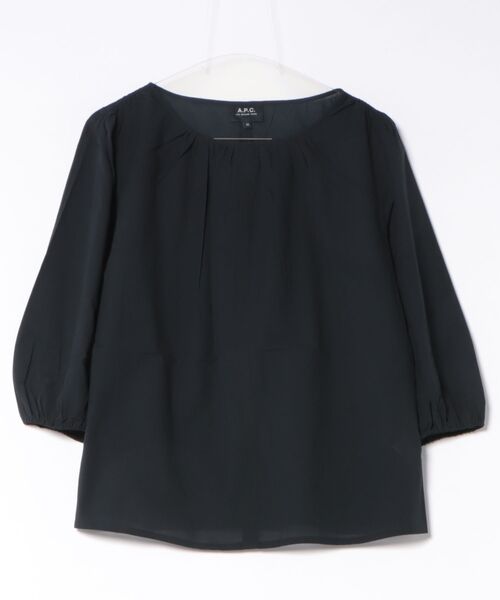 A.P.C.(アーペーセー)の「BLOUSE MARIE-LAURE(シャツ/ブラウス・レディース・ブラック・34/36)」の1枚目の写真