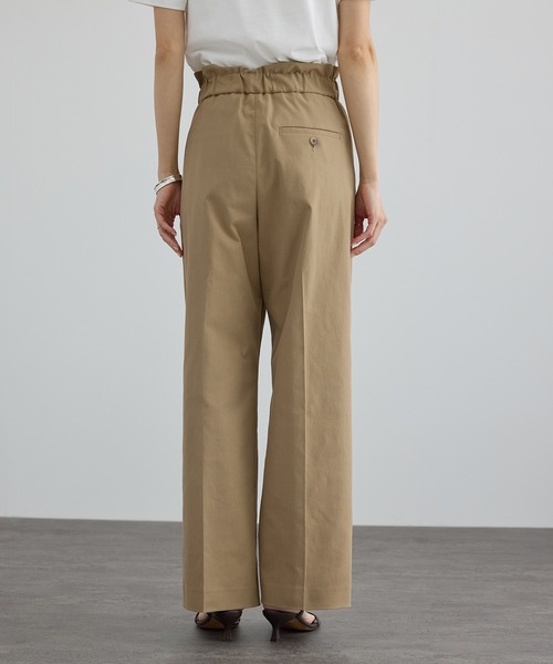 SALON adam et rope'(サロン アダム エ ロペ)の「コットンライクスタイルアップパンツ 2(その他パンツ・レディース・ベージュ/ブラック/ネイビー・X-SMALL/S/M)」の20枚目の写真