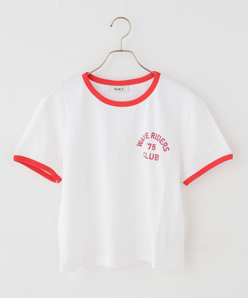 U by SPICK&SPAN(ユーバイスピックアンドスパン)の「NOICE / ノイス W CRACKED RINGER T-SHIRTS(Tシャツ/カットソー・レディース・ホワイト・SMALL)」の10枚目の写真