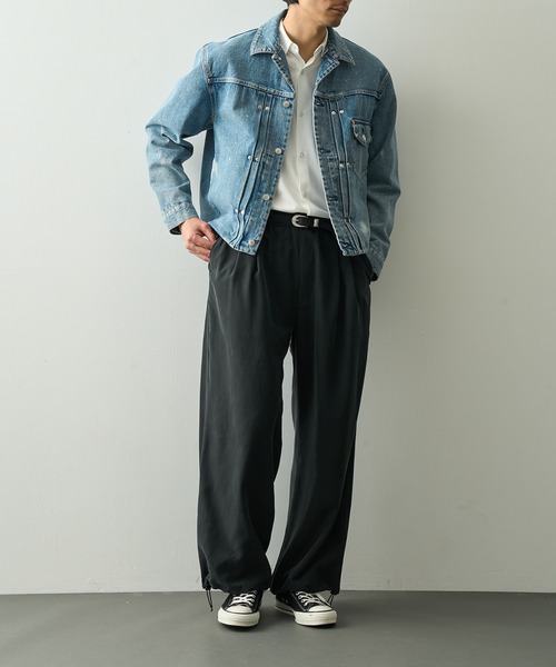 YOKE for KEY TIMEZ/ヨーク】別注 2Pleated Wide-leg Easy Pants