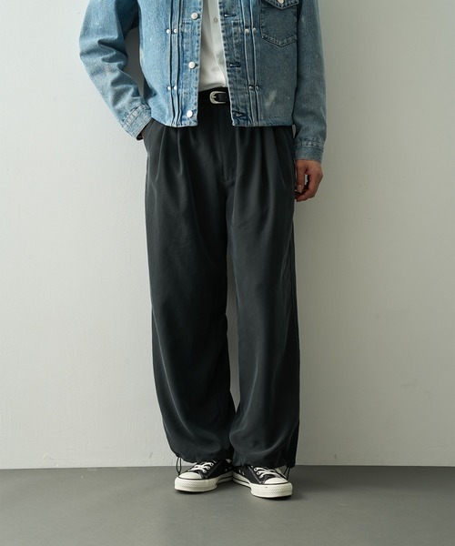 YOKE for KEY TIMEZ/ヨーク】別注 2Pleated Wide-leg Easy Pants YOKE for KEY TIMEZ/ヨーク】別注 2Pleated Wide-leg Easy Pants
