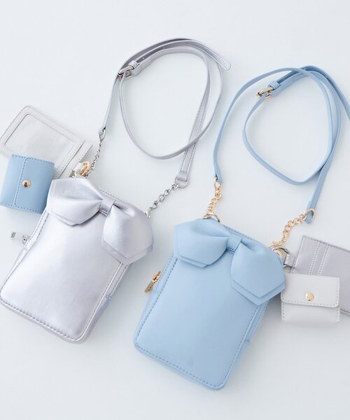 natural couture(ナチュラルクチュール)の「組み合わせミニミニポーチ(ポーチ・レディース・ラベンダー/シルバー/ブラック/サックスブルー/アイボリー/ブラウン/レッド・FREE)」の9枚目の写真