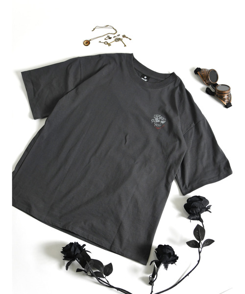 neos（ネオス）の「【neos】The Dark Knight Trilogy JOKER ヴィンテージライク ルーズシルエット プリント Tシャツ メンズ レディース ユニセックス（Tシャツ/カットソー・メンズ・ブラック系1/ブラック系2/ホワイト系1/ホワイト系2・MEDIUM/LARGE/X-LARGE）」の14枚目の写真
