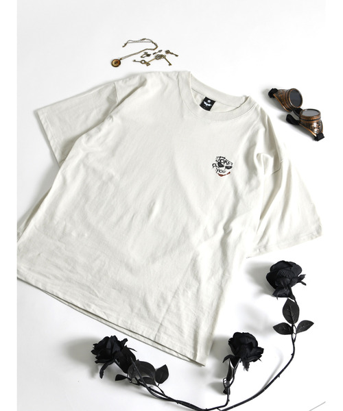 neos（ネオス）の「【neos】The Dark Knight Trilogy JOKER ヴィンテージライク ルーズシルエット プリント Tシャツ メンズ レディース ユニセックス（Tシャツ/カットソー・メンズ・ブラック系1/ブラック系2/ホワイト系1/ホワイト系2・MEDIUM/LARGE/X-LARGE）」の21枚目の写真