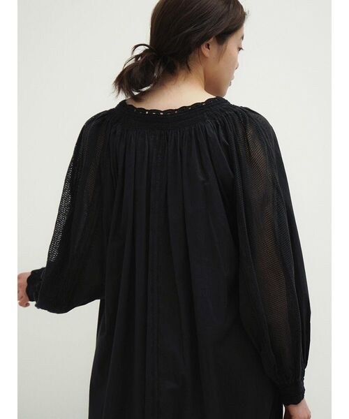 FIKA.（フィーカ）の「Cotton crochet lace onepiece（ワンピース・レディース・ブラック/オフホワイト・MEDIUM）」の13枚目の写真