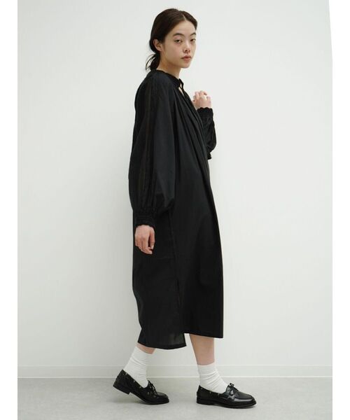 FIKA.（フィーカ）の「Cotton crochet lace onepiece（ワンピース・レディース・ブラック/オフホワイト・MEDIUM）」の20枚目の写真