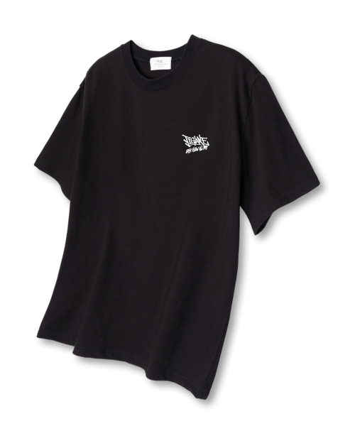 TI.GLAKE（ティーグレイク）の「オールデイリーフ オーバーサイズ 半袖Tシャツ ブラック（Tシャツ/カットソー・メンズ・その他・LARGE/X-LARGE/XX-LARGE）」の2枚目の写真