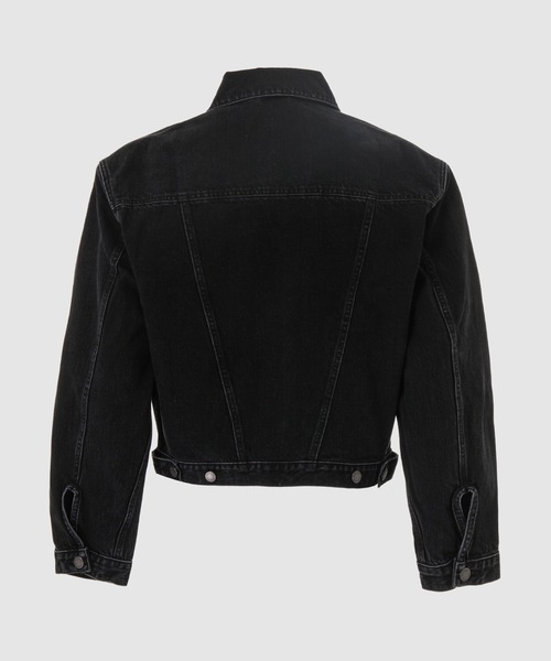 entire studios(エンタイアスタジオ)の「SHRUNKEN DENIM JACKET(デニムジャケット・メンズ・ブラック系その他・M/L)」の2枚目の写真