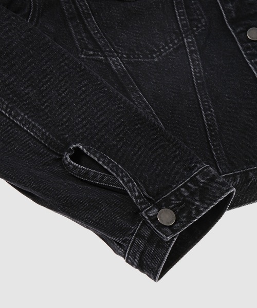 entire studios(エンタイアスタジオ)の「SHRUNKEN DENIM JACKET(デニムジャケット・メンズ・ブラック系その他・M/L)」の7枚目の写真