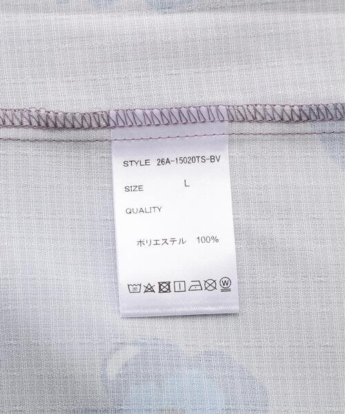 BEAVER（ビーバー）の「B omnivore/ビーオムニボー　FLOWER S/S SHIRT（シャツ/ブラウス・メンズ・グレー/ブラック・M/L）」の6枚目の写真