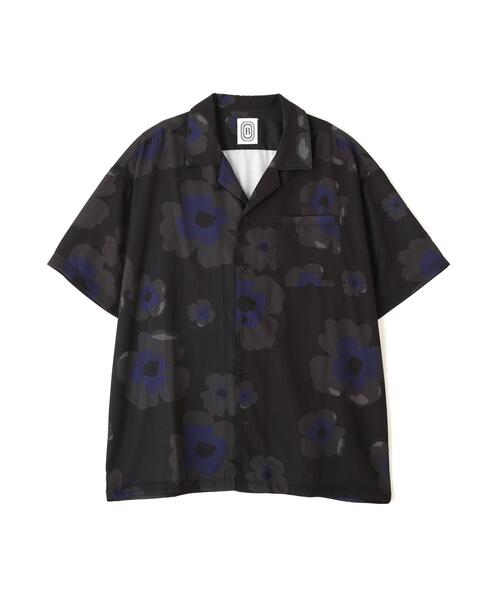 BEAVER（ビーバー）の「B omnivore/ビーオムニボー　FLOWER S/S SHIRT（シャツ/ブラウス・メンズ・グレー/ブラック・M/L）」の8枚目の写真