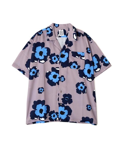 BEAVER（ビーバー）の「B omnivore/ビーオムニボー　FLOWER S/S SHIRT（シャツ/ブラウス・メンズ・グレー/ブラック・M/L）」の11枚目の写真
