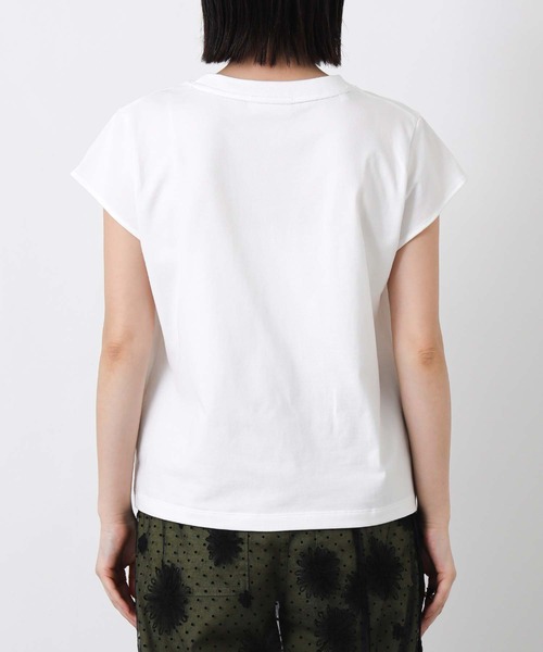 LACOSTE(ラコステ)の「ラコステフレンチスリーブカットソー(Tシャツ/カットソー・レディース・ブラック/オフホワイト・FREE)」の20枚目の写真