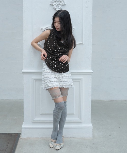 Smyeon(スミョン)の「Handmade lace frill shorts/ハンドメイド レースフリルショートパンツ(その他パンツ・レディース・ホワイト・FREE)」の12枚目の写真