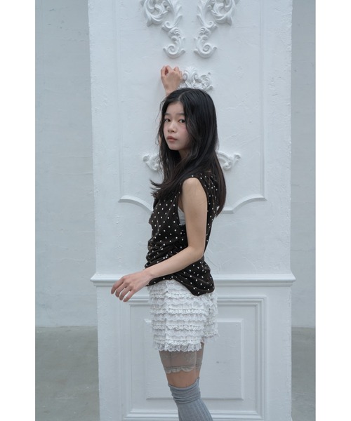 Smyeon(スミョン)の「Handmade lace frill shorts/ハンドメイド レースフリルショートパンツ(その他パンツ・レディース・ホワイト・FREE)」の13枚目の写真
