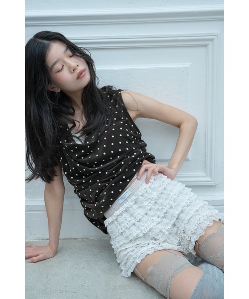 Smyeon(スミョン)の「Handmade lace frill shorts/ハンドメイド レースフリルショートパンツ(その他パンツ・レディース・ホワイト・FREE)」の18枚目の写真