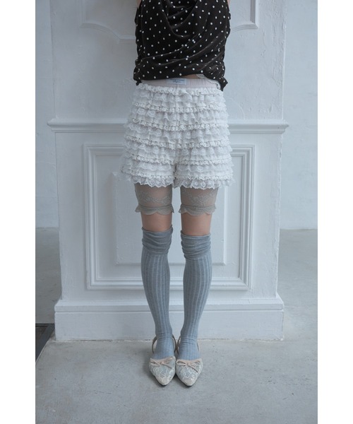 Smyeon(スミョン)の「Handmade lace frill shorts/ハンドメイド レースフリルショートパンツ(その他パンツ・レディース・ホワイト・FREE)」の21枚目の写真