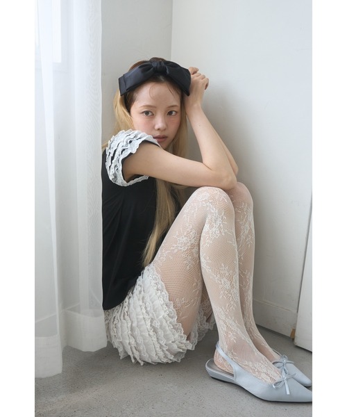 Smyeon(スミョン)の「Handmade lace frill shorts/ハンドメイド レースフリルショートパンツ(その他パンツ・レディース・ホワイト・FREE)」の11枚目の写真