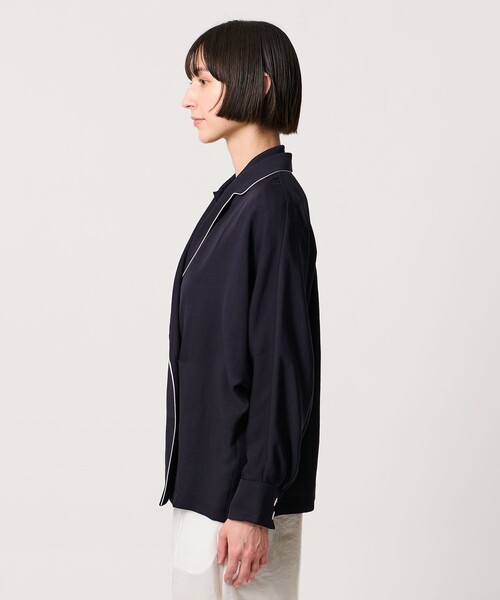 UNITED ARROWS(ユナイテッドアローズ)の「パイピング ドルマン ブラウス ジャケット ‐ウォッシャブル‐(テーラードジャケット・レディース・オフホワイト/ブラック/ネイビー・FREE)」の10枚目の写真