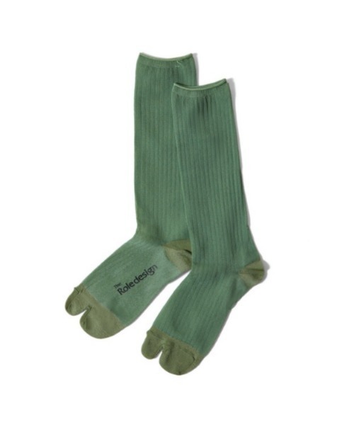The Role design(ザロールデザイン)の「【 The Role design / ザ・ロールデザイン 】NYLON SOCKS WOMENS / ナイロン ソックス ウィメンズ(ソックス/靴下・レディース・グリーン/パープル/グレー/イエロー・FREE)」の3枚目の写真