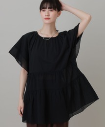 LAKOLE | 布帛切替ティアードチュニック / 694168(Tシャツ/カットソー)