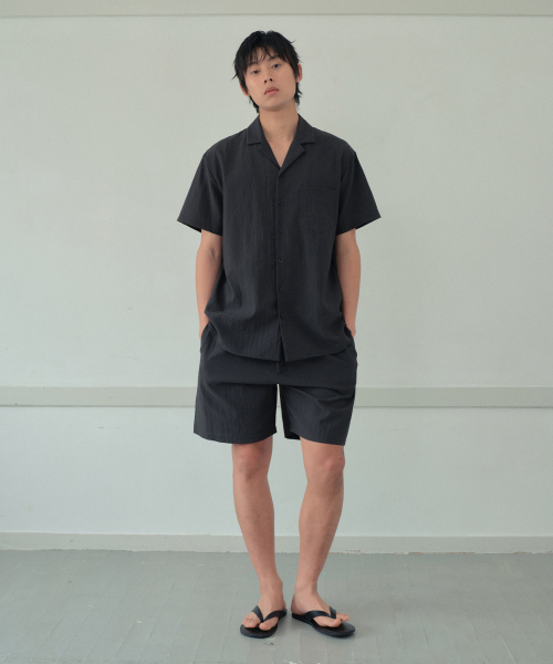 WEDNESDAY OASIS（ウェンズデーオアシス）の「ヨルイージショーツ_CHARCOAL(WB6PT22)（その他パンツ・メンズ・チャコール・MEDIUM/LARGE）」の3枚目の写真