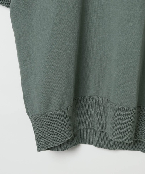 BAYFLOW(ベイフロー)の「【EF(エフ)】ニットポロシャツ(MEN)(ポロシャツ・メンズ・ブラック/クリアグリーン・LARGE/MEDIUM)」の7枚目の写真